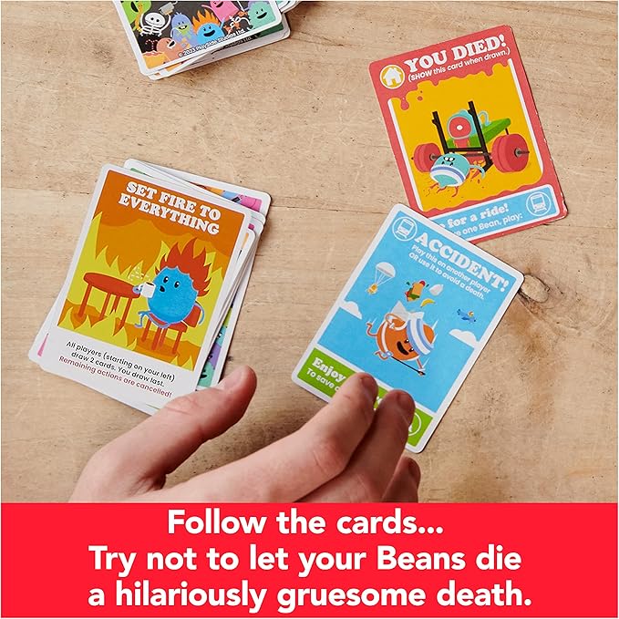 Spin Master Games, Dumb Ways to Die, The Viral Meme Card Game from YouTube and TikTok, Survival Strategy Fun, 2-5 Players, for Ages 12 & Up