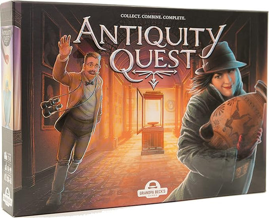 Antiquity Quest | A Set Collection Card Game from The Creators of Cover Your Assets, Grandpa Beck's Games | 2-8 Players Ages 10+. Classic Card Game Feel Similar to Hand and Foot or Canasta