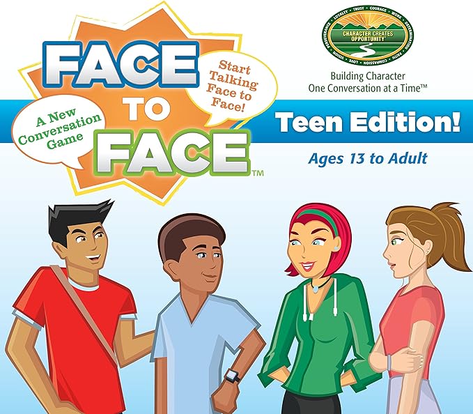 Face to Face Card Game (Teen Edition) – Open Communication and Character Development, Ages 13 to Adult