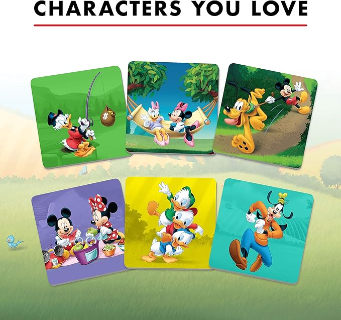Wonder Forge Mickey Mouse Matching Game - Fun and Educational Disney Memory Card Game for Toddlers, Kids, Boys and Girls Ages 3-5 - Develops Focus, Analysis, and Learning Skills