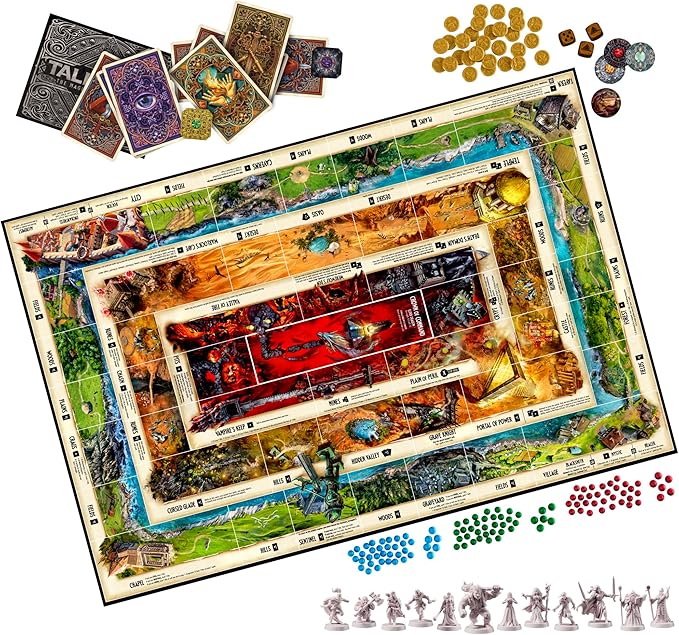 Avalon Hill Talisman: The Magical Quest Board Game, 5th Edition | Fantasy Tabletop Adventure Games | Ages 12 and Up | 2 to 6 Players | Roleplaying Strategy Games