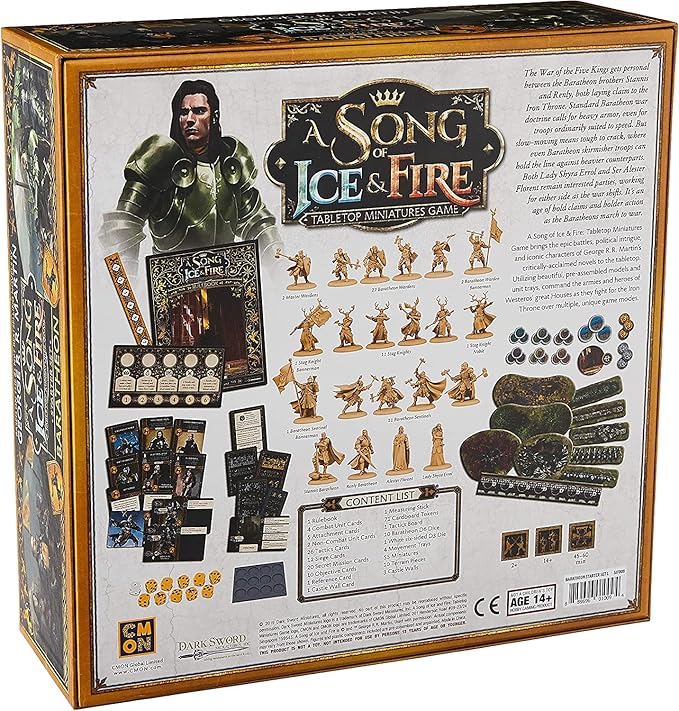 A Song of Ice & Fire Tabletop Miniatures Game Baratheon Starter Set - Rise of The Stag! Strategy Game for Adults, Ages 14+, 2+ Players, 45-60 Minute Playtime, Made by CMON