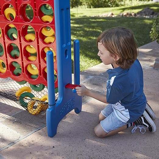 ECR4Kids Jumbo 4-To-Score with Mesh Net and Carry Bag, Giant Game, Assorted