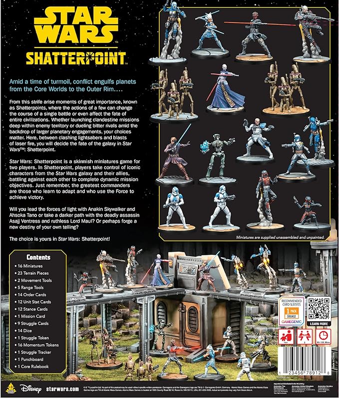 Star Wars Shatterpoint Tabletop Miniatures Strategy Game - Unleash the Force in a Galaxy-Wide Adventure for Ages 14+