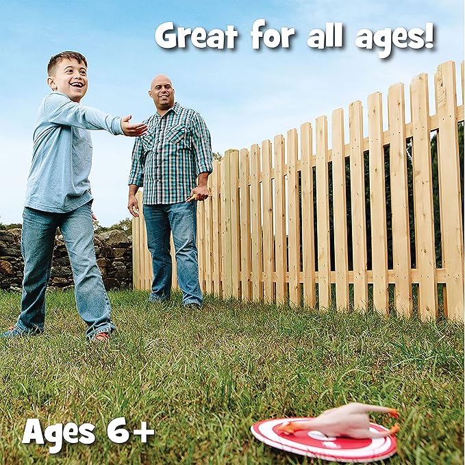 University Games, Flickin Chicken Indoor Outdoor Target Toss Game, The Go Anywhere Game for 2 or More Players Ages 6 and Up
