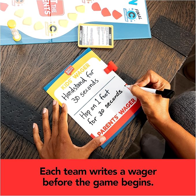 Spin Master Games Beat The Parents Classic Family Trivia Game, Kids vs Parents for Ages 6 and up