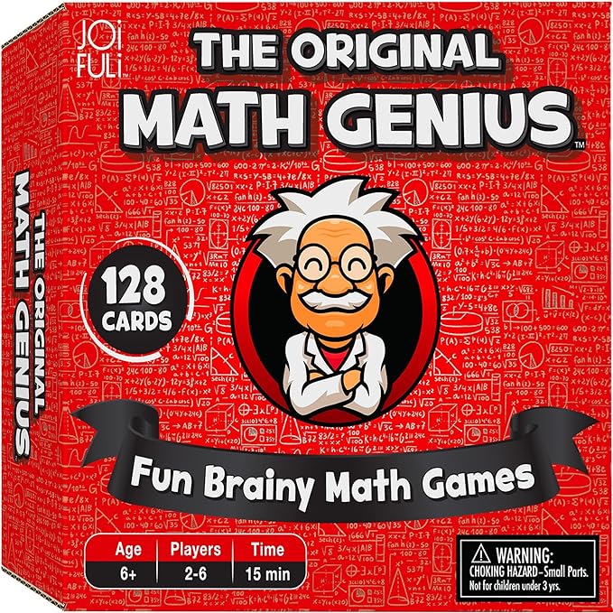 The Original Math Genius Game: an Educational Board Game of Addition, Subtraction, Multiplication, and Division for Kids Ages 6 Years and Up