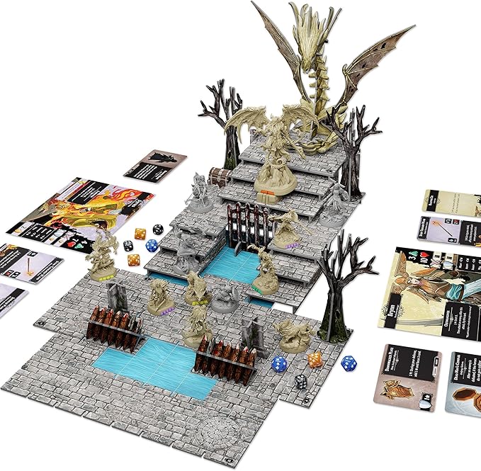Descent: Legends of the Dark Board Game - Epic Dungeon-Crawling Adventure! Cooperative Strategy Game for Kids & Adults, Ages 14+, 1-4 Players, 3-4 Hour Playtime, Made by Fantasy Flight Games