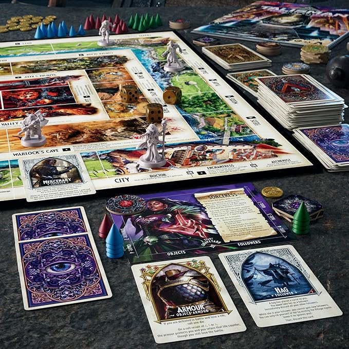 Avalon Hill Talisman: The Magical Quest Board Game, 5th Edition | Fantasy Tabletop Adventure Games | Ages 12 and Up | 2 to 6 Players | Roleplaying Strategy Games