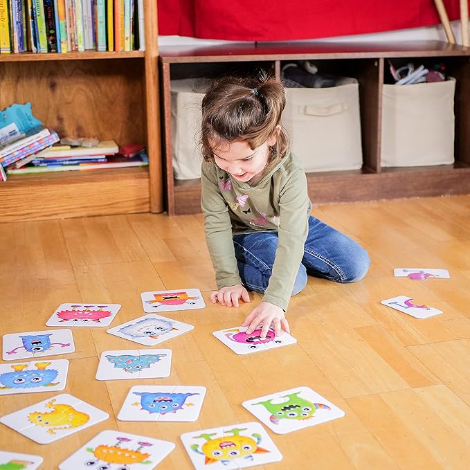 The Learning Journey: My First Match It - Monster Match - Puzzle Games for Toddlers - 15 Self-Correcting Matching Picture Game - Award Winning Toys