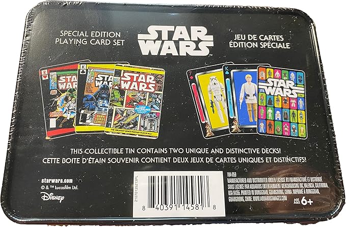 Star Wars Special Edition Darth Vader Playing Card Set Contains 2 Decks
