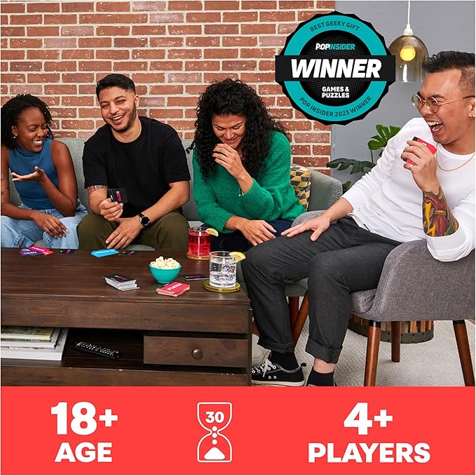 Spin Master Games, Tell Me Without Telling Me, The Viral Adult Party Game for Bachelorette Parties, College, Birthdays, Friendsgiving, 2-10 Players, for Ages 18 & Up