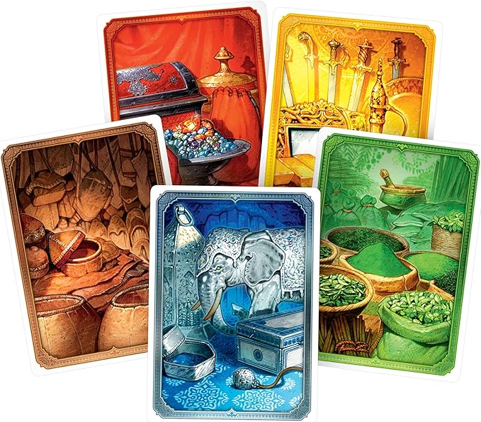 Jaipur Board Game (New Edition) - Fast-Paced Duel of Merchants! Strategic Trading and Market Gameplay for Kids & Adults, Ages 10+, 2 Players, 30 Minute Playtime, Made by Space Cowboys