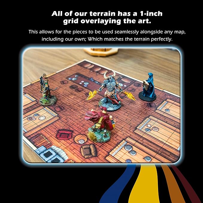 DUNGEON CRAFT: Brine Break Pack 2D Terrain Set ttrpg