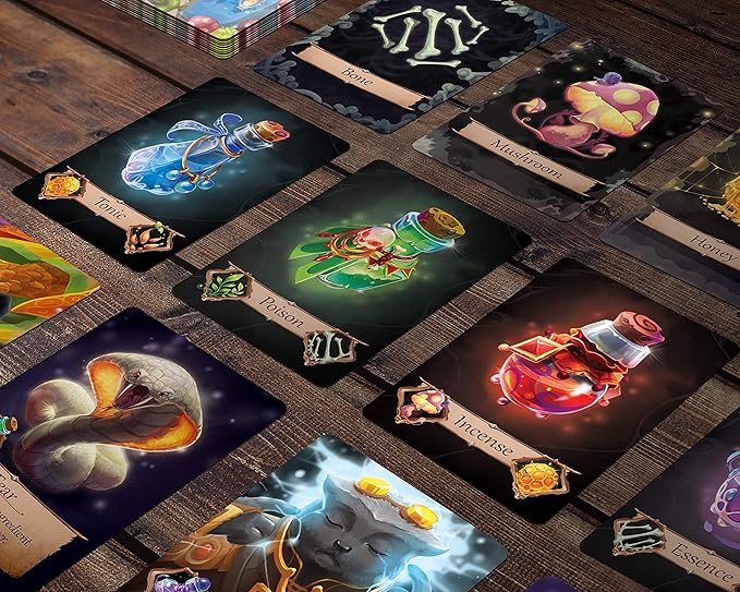 Animalchemists - A Multi-Tiered Market Potion Crafting Game for 2-5 Players, Ages 8+