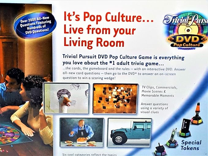 Trivial Pursuit Pop Culture DVD Trivia Game