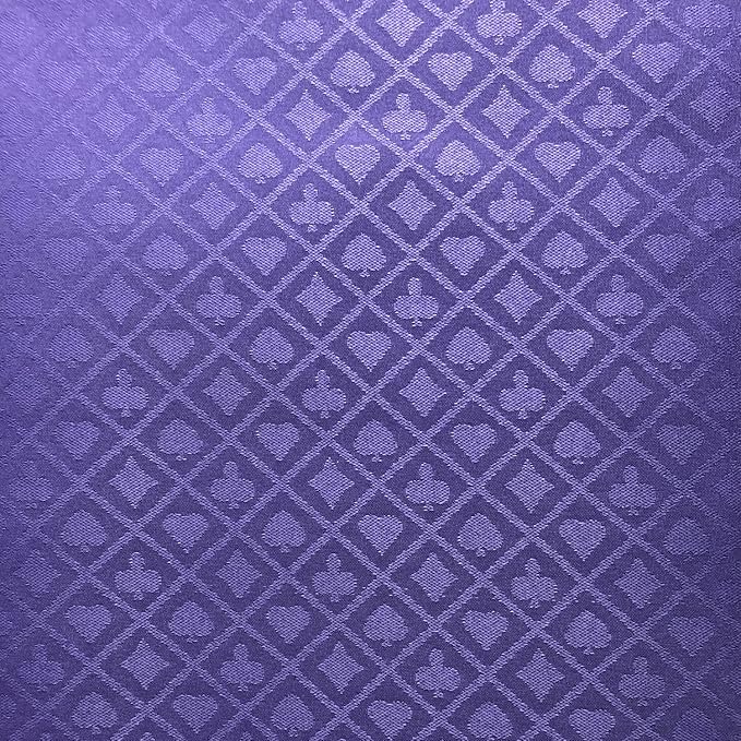 Speed Cloth Poker Table Fabric - 108X60 Inch Section of Casino Card Game Table Felt Top Cover Accessories - Purple