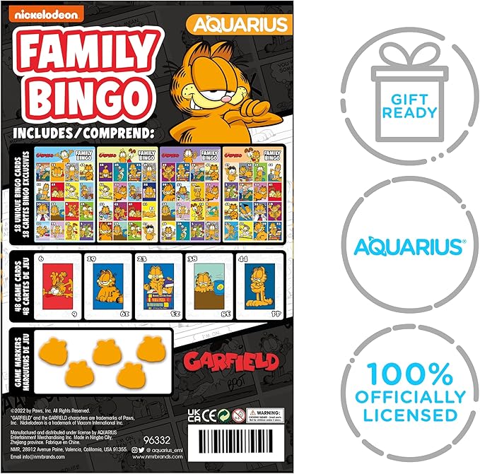 AQUARIUS - Garfield Family Bingo Game