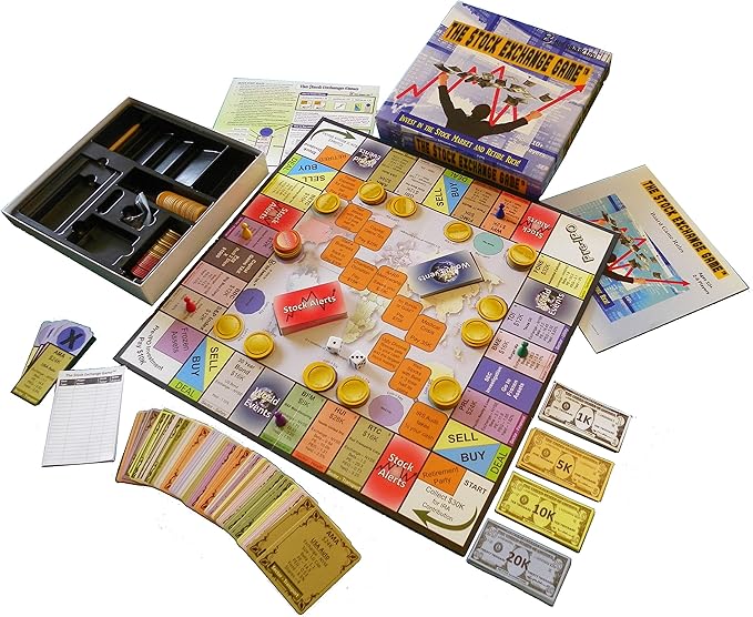 Stock Exchange Game - Family Friendly (10+) Board Game.