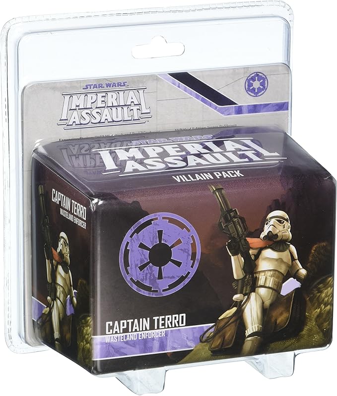 Star Wars Imperial Assault Board Game Captain Terro VILLAIN PACK - Epic Sci-Fi Miniatures Strategy Game for Kids and Adults, Ages 14+, 1-5 Players, 1-2 Hour Playtime, Made by Fantasy Flight Games
