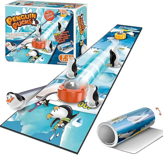 Mini Tabletop Shuffleboard for Kids,Indoor Table Top Curling Games