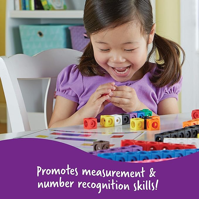 Learning Resources MathLink Cubes Early Math Activity Set
