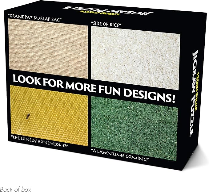 Prank-O 12,000 Piece Jigsaw Puzzle - White Elephant Gifts for Adults, Empty Box, Gag Gift Box for Puzzle Lovers, Joke Gifts for Christmas, Holidays, Parties