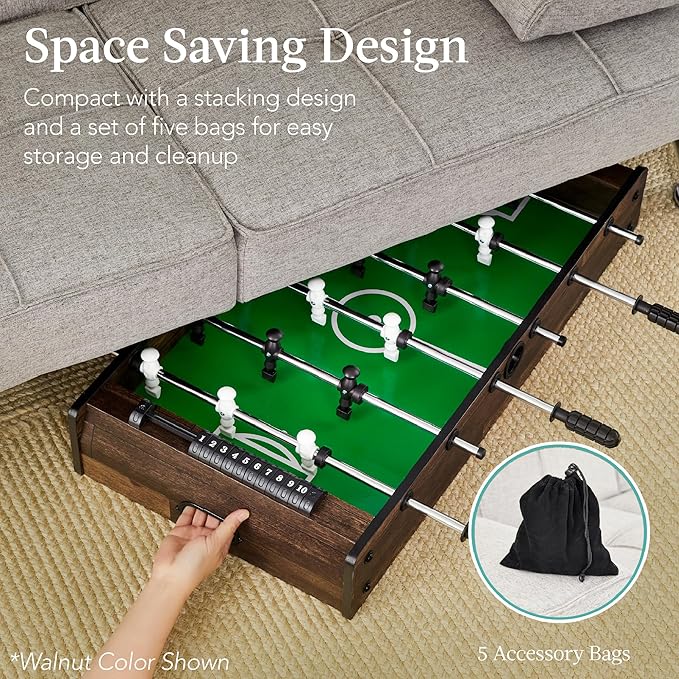 Best Choice Products 11-in-1 Kids Combo Game Table Set for Home, Game Room w/Ping Pong, Foosball, Table Hockey, Chess, Checkers, Shuffleboard, Bowling, 5 Accessory Bags