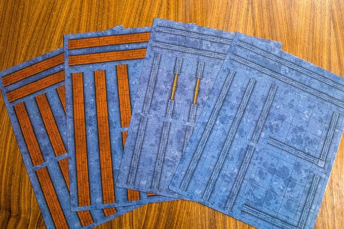 DUNGEON CRAFT: Walls Pack 2D Terrain Set ttrpg