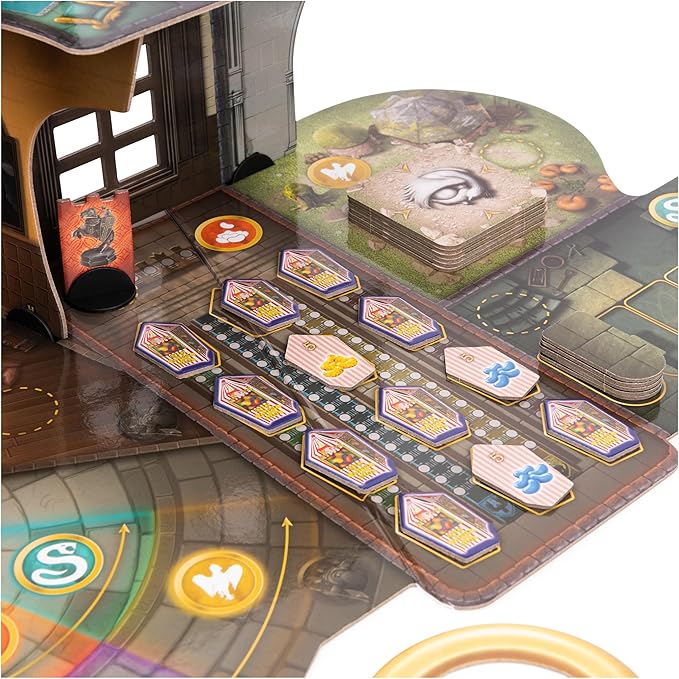 Wizarding World Hogwarts Magical Mayhem 3D Board Game | Harry Potter Game for Families, Adults, & Kids Ages 8 and up