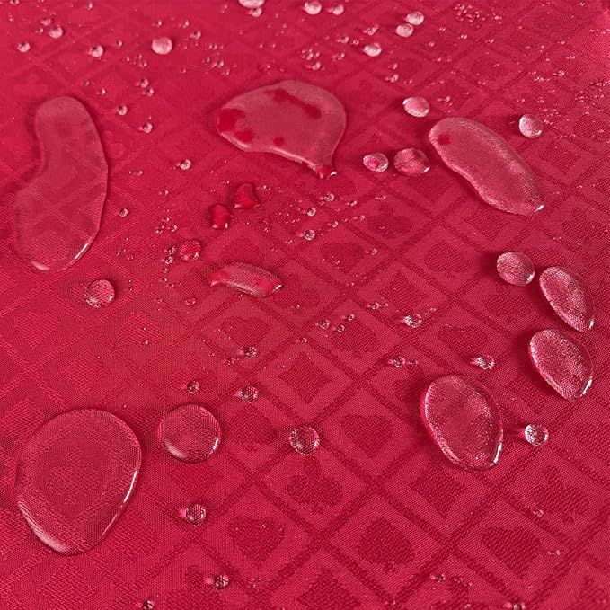 Speed Cloth Poker Table Fabric - 108X60 Inch Section of Casino Card Game Table Felt Top Cover Accessories - Red