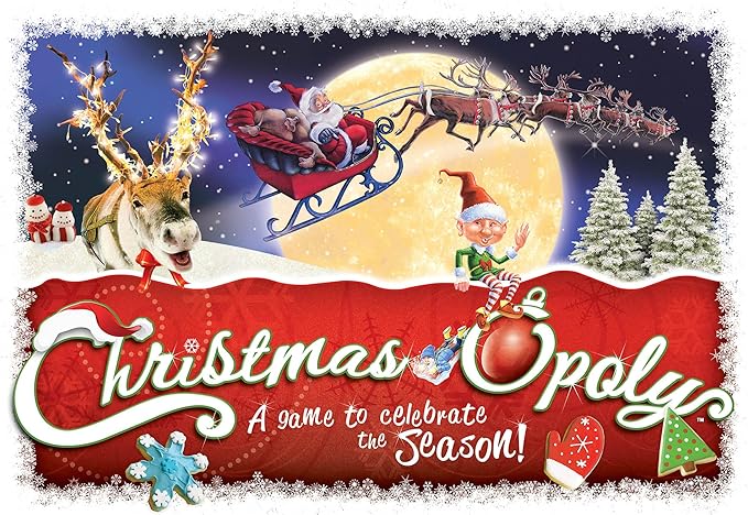 Late for the Sky: Christmas-Opoly, Festive Twist on one of the Most Well Known Board Games, Christmas Theme to Celebrate the Season, For 2 to 6 Players