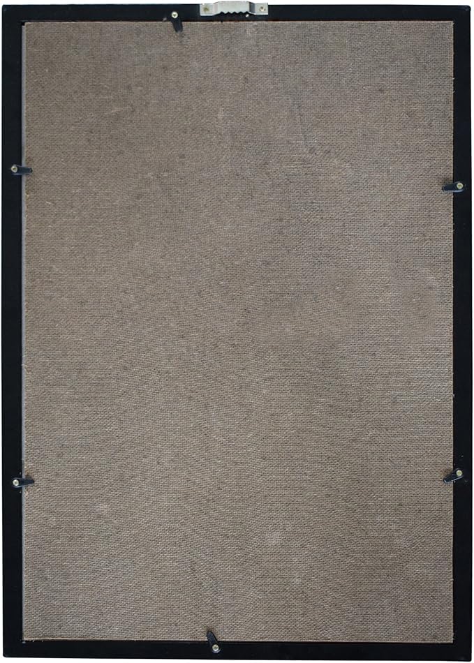 Hathaway Shuffleboard Game Rules Wall Art, Black