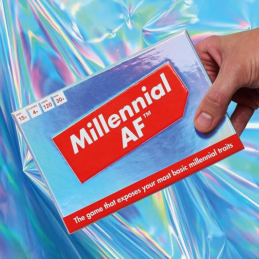 Bubblegum Stuff Millennial AF Game - Who's Most Likely to? Card Game - Find Out Who is The Most Millennial - Suitable for Adults and Teenagers