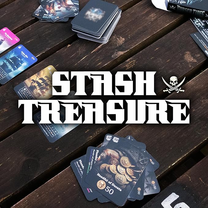 Cursed Tides - Strategy Card Game | Fun for Kids, Teens & Adults | 2-5 Players | Ages 8+ | Quick 15-Minute Gameplay