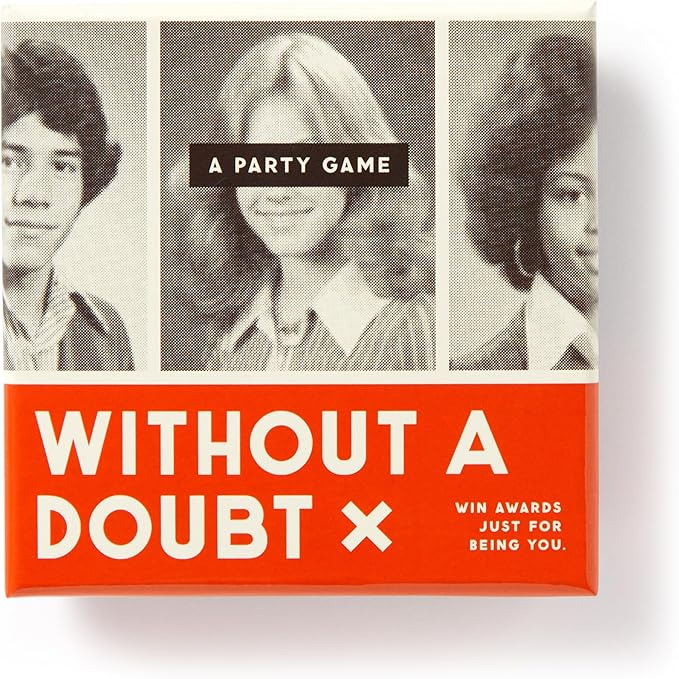 Brass Monkey Without A Doubt – Social Party Game with 200 Game Card Prompts to Nominate Players with Random Superlatives