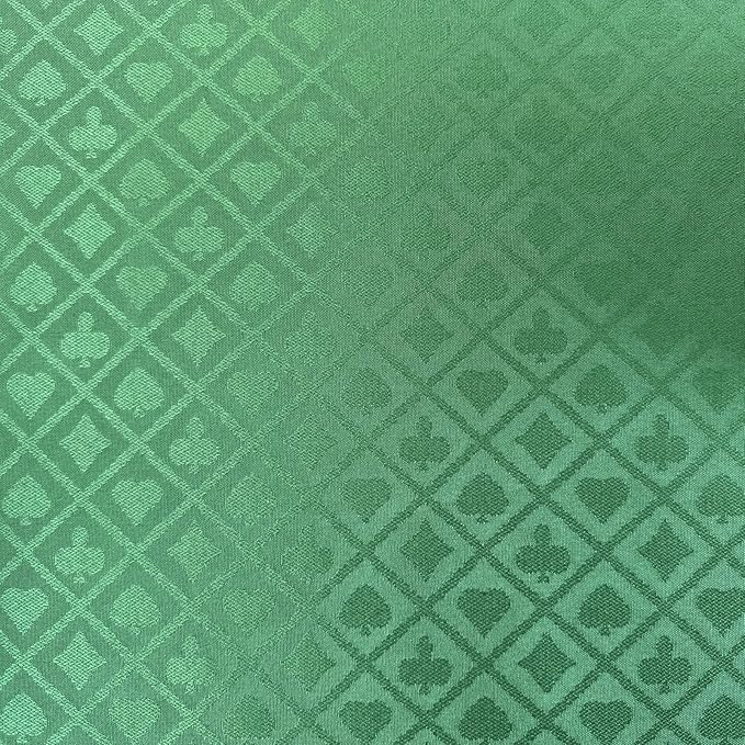 Speed Cloth Poker Table Fabric - 108X60 Inch Section of Casino Card Game Table Felt Top Cover Accessories - Green