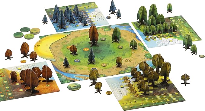 Tabletop Strategy Game, for Kids Teens Adult and Young Botanists, Family Board Game Nights, 2 to 4 Players, Harvest Light, Grow Trees, Photosynthesis by Blue Orange Games
