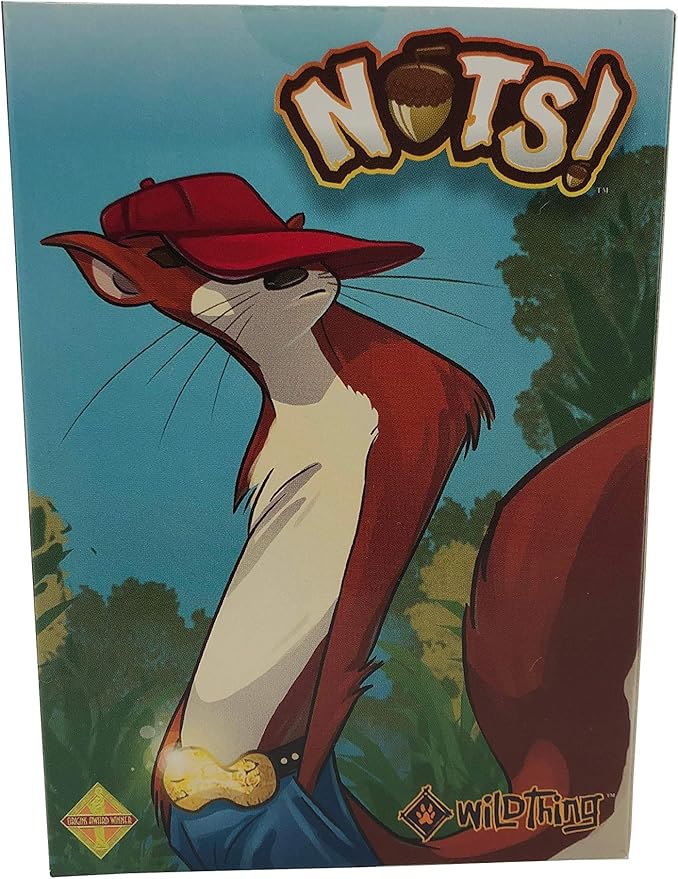 Sandstorm Nuts- A Nut Grabbing Card Game Against Squirrels for 2-6 Players, Ages 13+