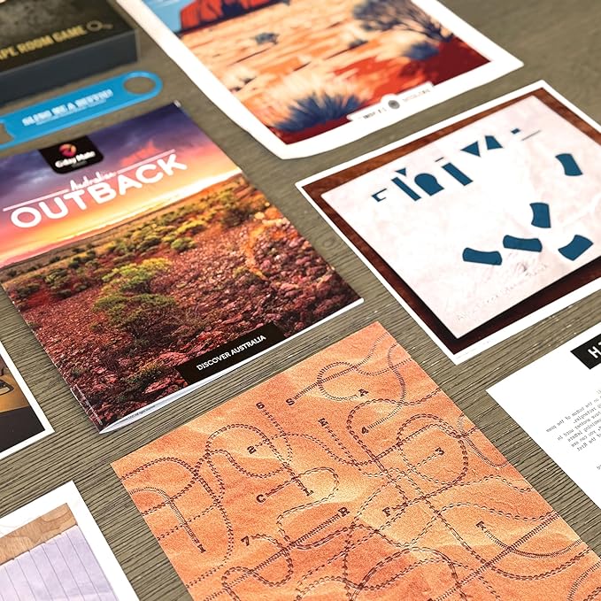 Mystery Game | The Outback: Legends of Gold – Be a Detective and Investigate an Unsolved Case, Escape Room Style Puzzles, for Date Night, Game Night or Solo