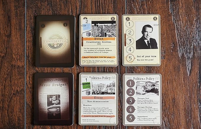 Watergate, Strategy Board Game, History of Watergate Included, 2-Player Game of The Year 2019, Ages 12 and Up, 30-60 Minute Playtime, Cover Color May Vary