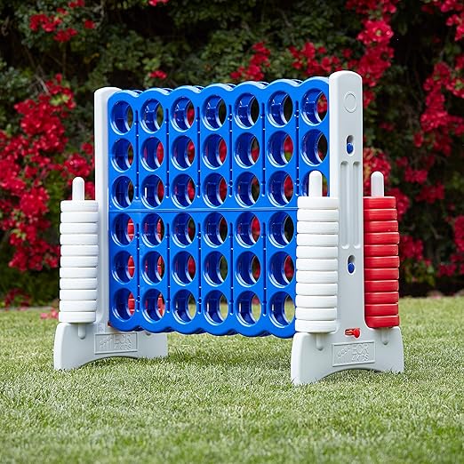 ECR4Kids Jumbo 4-To-Score, Giant Game, Red/White/Blue
