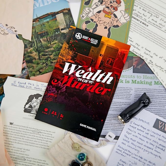 Hunt A Killer: A Wealth of Murder, an Immersive True Crime Experience, for Fans of Criminal Minds and Forensic Files, Includes 120-150 Minutes of Explicit Content, Appropriate for Ages 14+