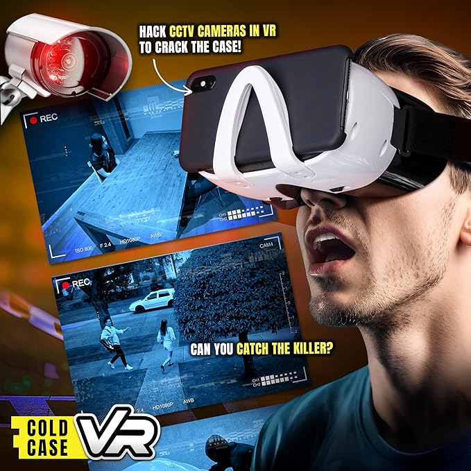 Cold Case VR - The Case of The Fatal Follower - Immersive VR Murder Mystery Party Game - 1 to 6 Players - for Ages 14 and Up