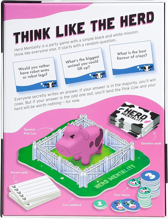 Big Potato Herd Mentality: How Well Do You Know Your Family and Friends? Hilarious Board Game for Ages 10+. 4-20 Players