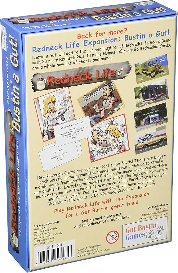 Gut Bustin' Games Redneck Life Expansion: Bustin' A Gut! Set
