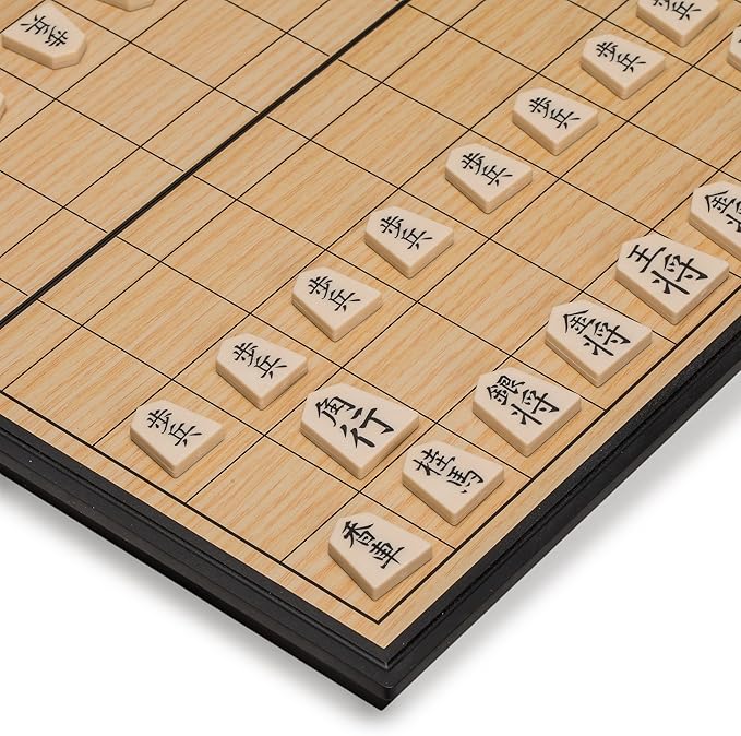 Yellow Mountain Imports Shogi Japanese Chess Magnetic Travel Game Set - 9.75-Inch