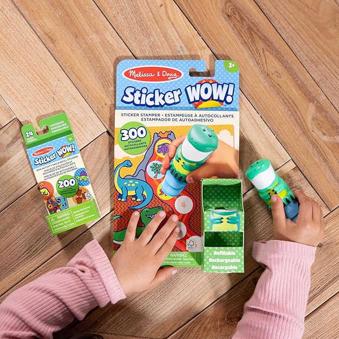 Melissa & Doug Sticker Wow! Dinosaur Bundle