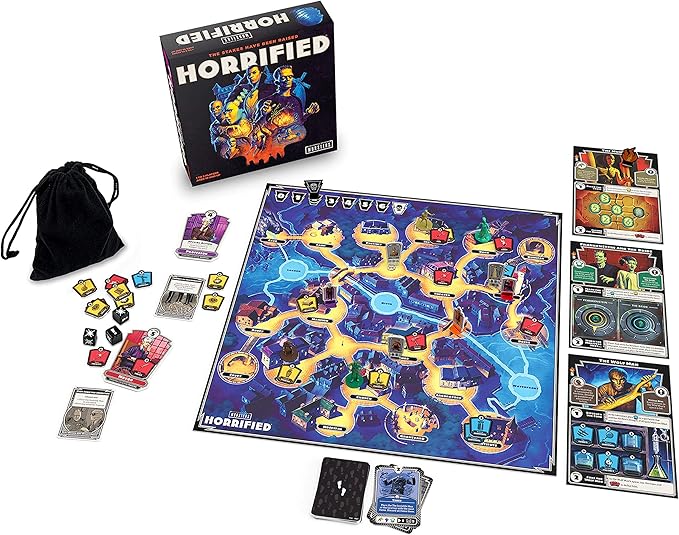Ravensburger Horrified: Universal Monsters Immersive Strategy Board Game for Kids & Adults Age 10 Years Up - 1 to 5 Players