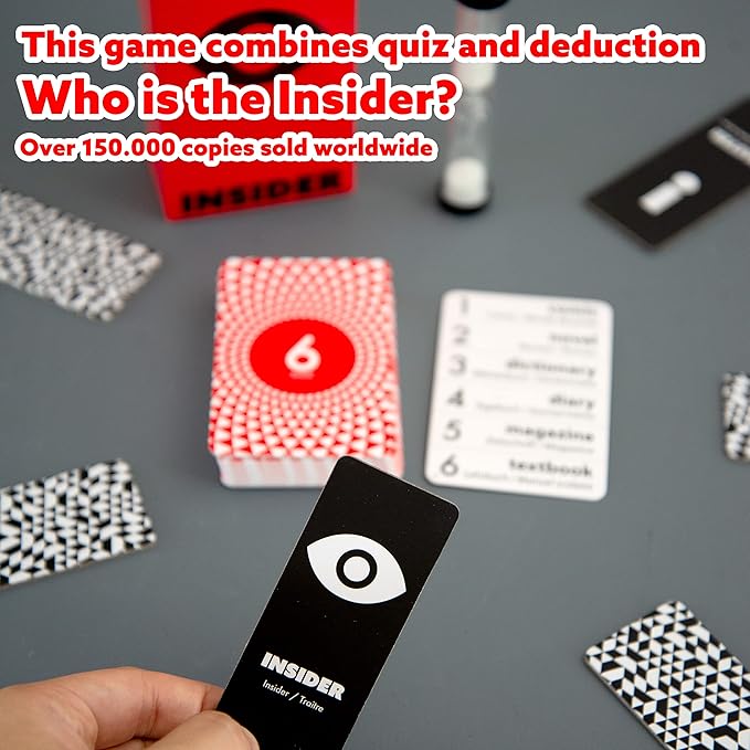 Insider - Japanese Social Deduction & Guessing Game | Ages 9+ | Fast-Paced Party Game with Hidden Roles
